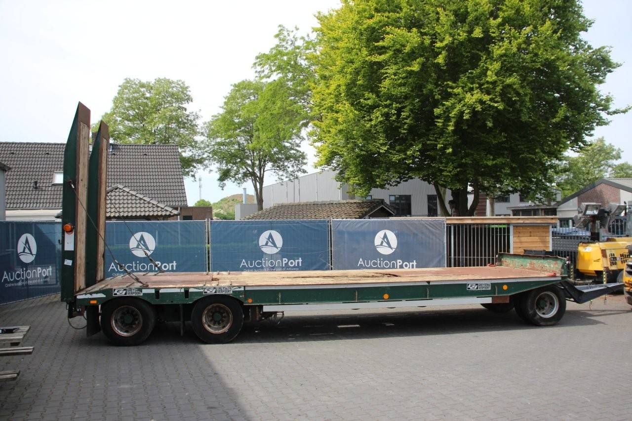 Flatbed Trailer Gheysen and Verpoort R3121B 2000