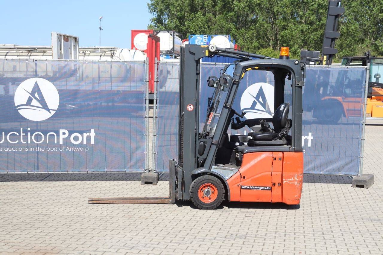 Linde E12-01 Electric Forklift 1200kg 3.1m 2014