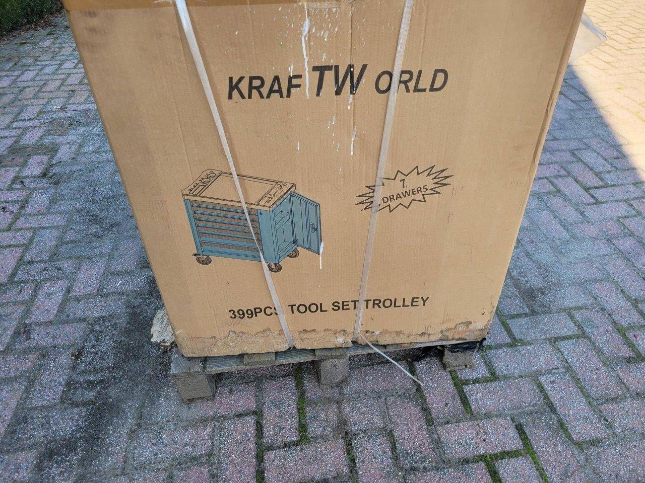 Tool trolley Kraft with tools New