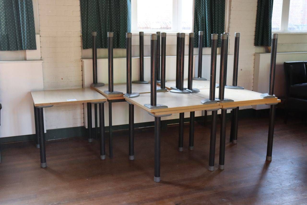 Lot of Rectangular Tables 9 Pieces