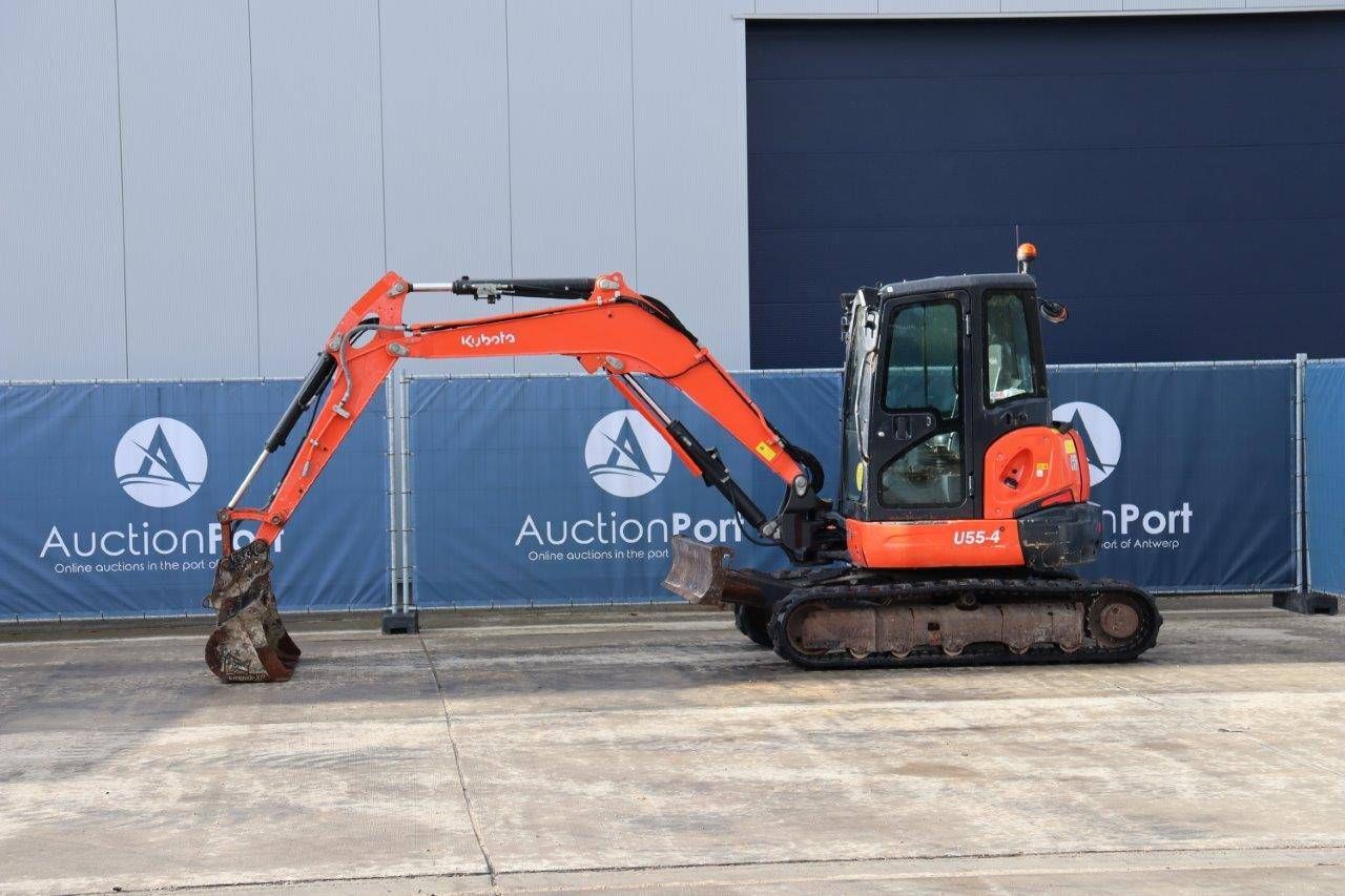 Crawler excavator Kubota U55-4 Diesel 46hp 2017