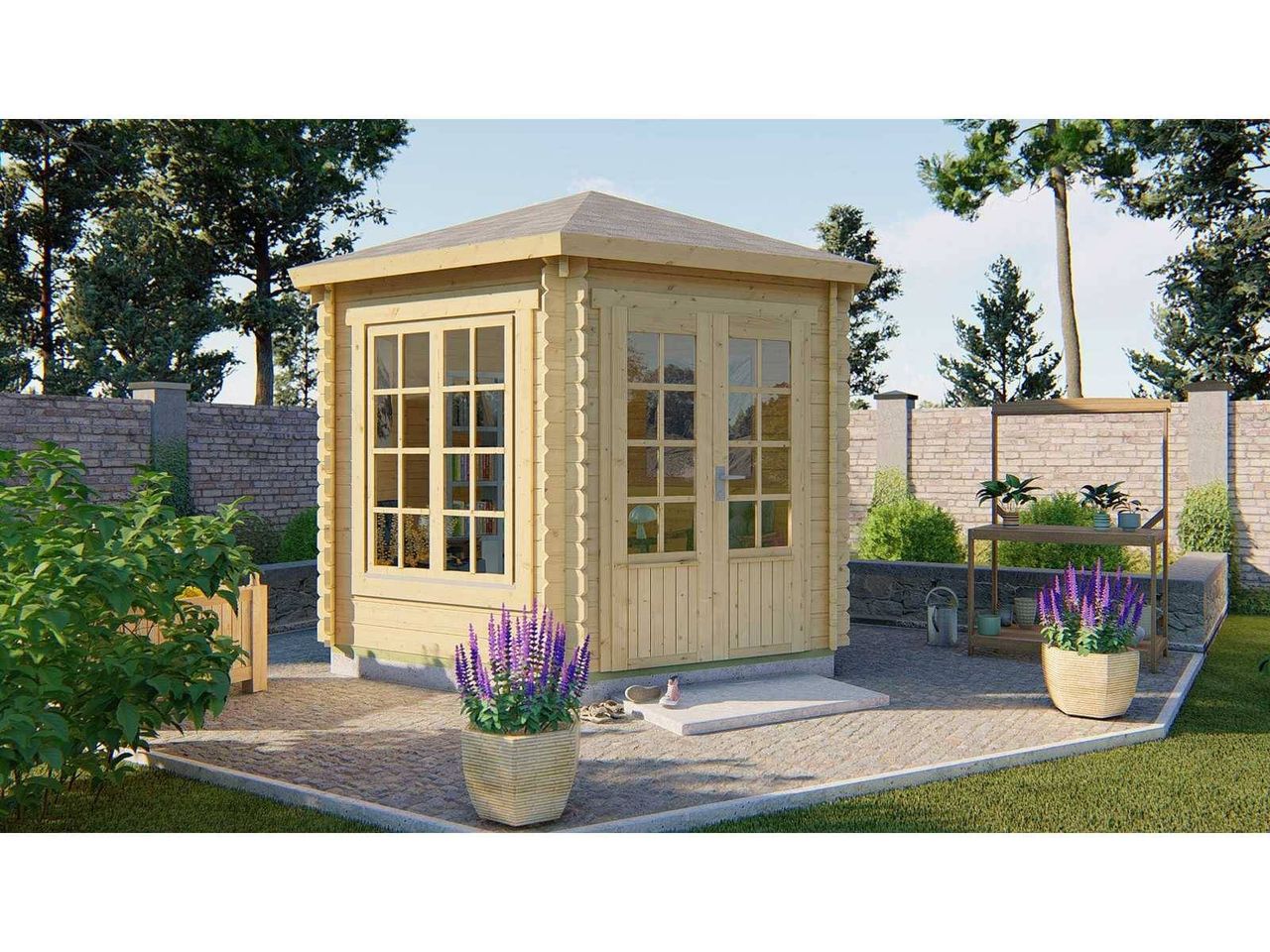 Garden house Nora 3540x3160x2980mm New