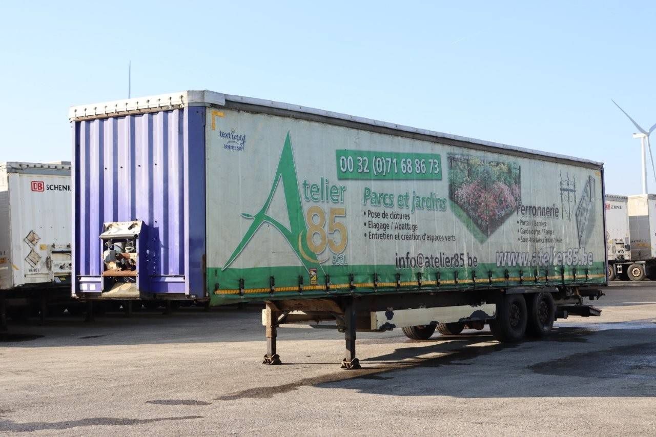 Curtainsider trailer Krone SZF 18 2004