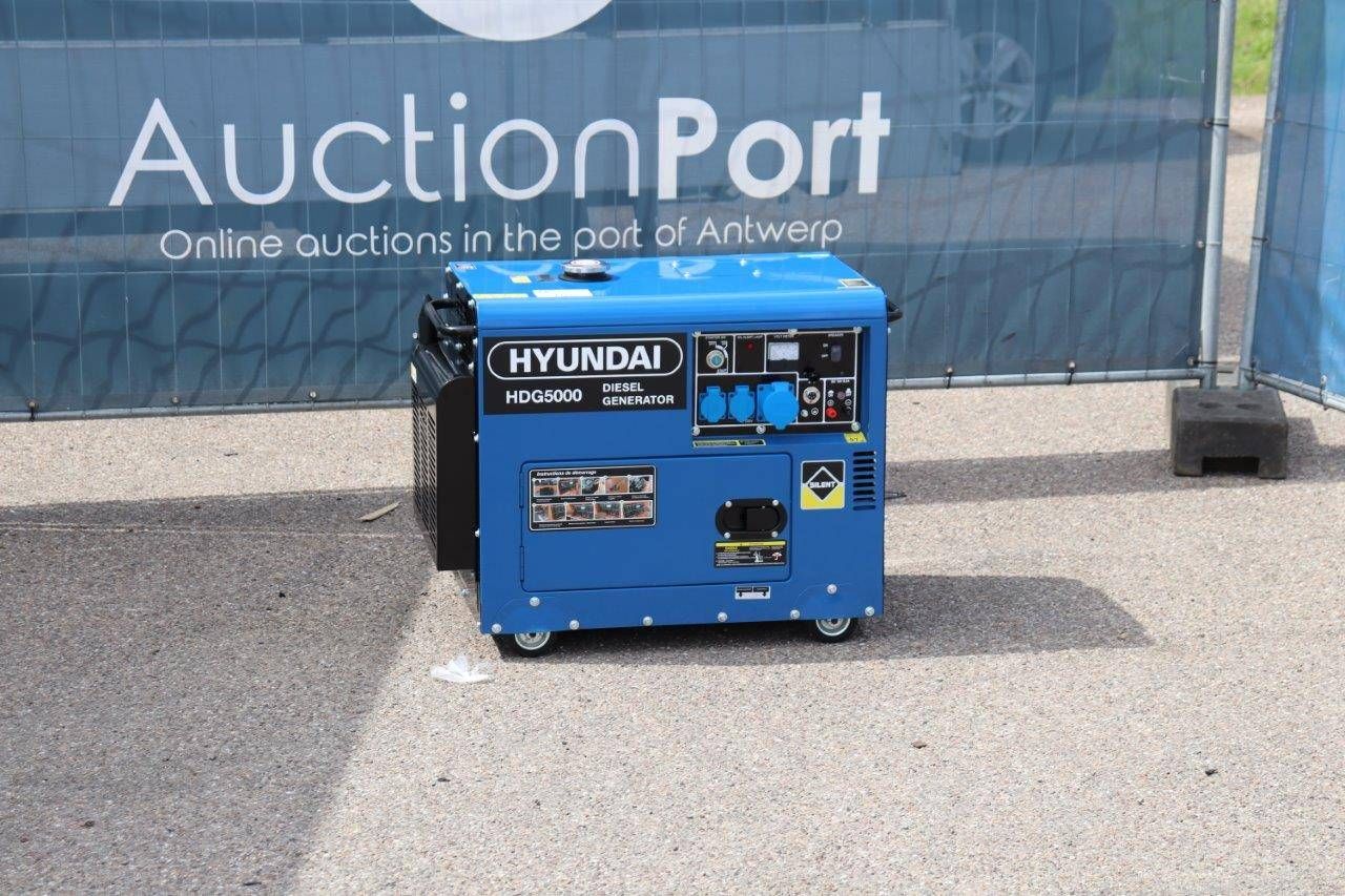 Generator Hyundai HDG5000 5kVA Diesel New