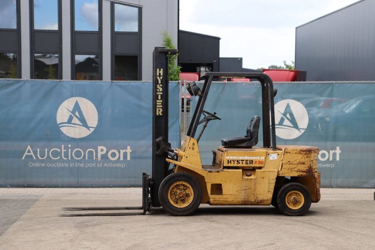 Forklift Hyster H2.50XL Diesel 2500kg 3.8m 1986