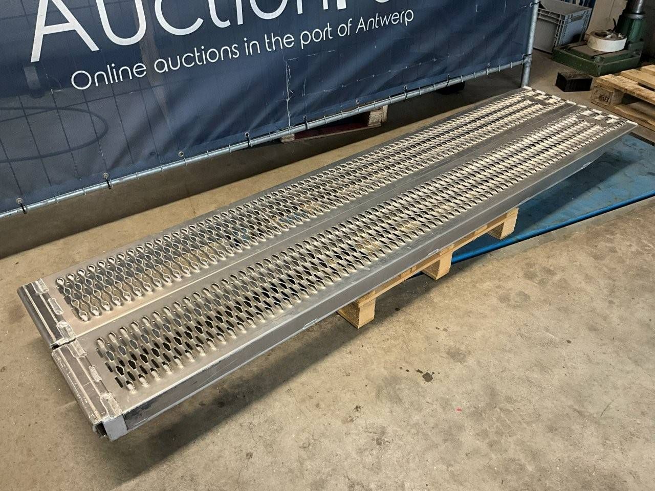 Set of ramps Aluminum 247x30cm