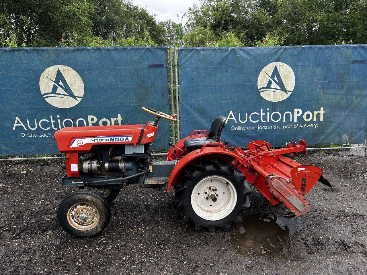 Mini tractor Mitsubishi Noda N7000 Diesel 13hp with Mill