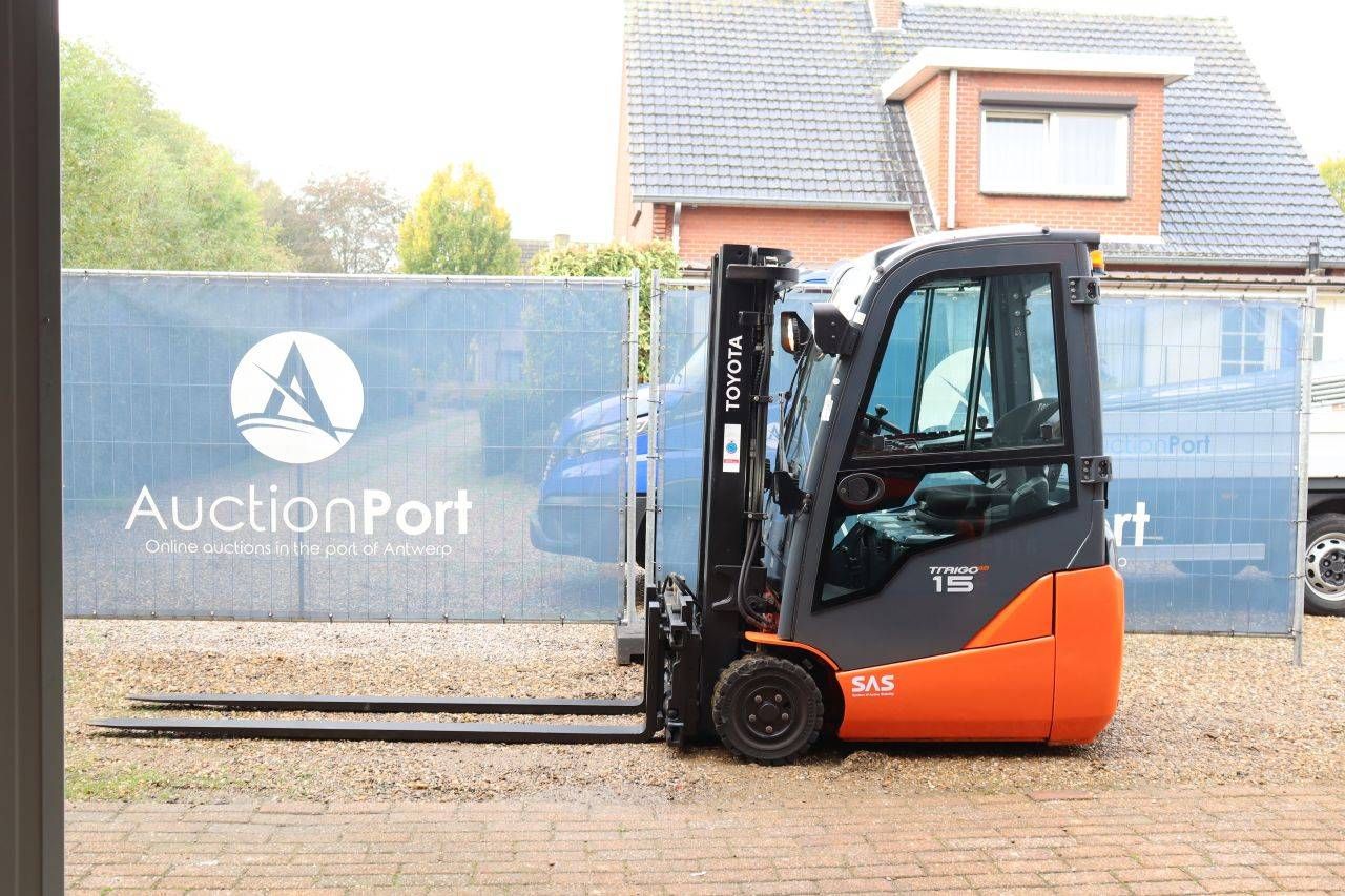 Toyota 8FBE15T Electric Forklift 1500kg 4.3m 2017