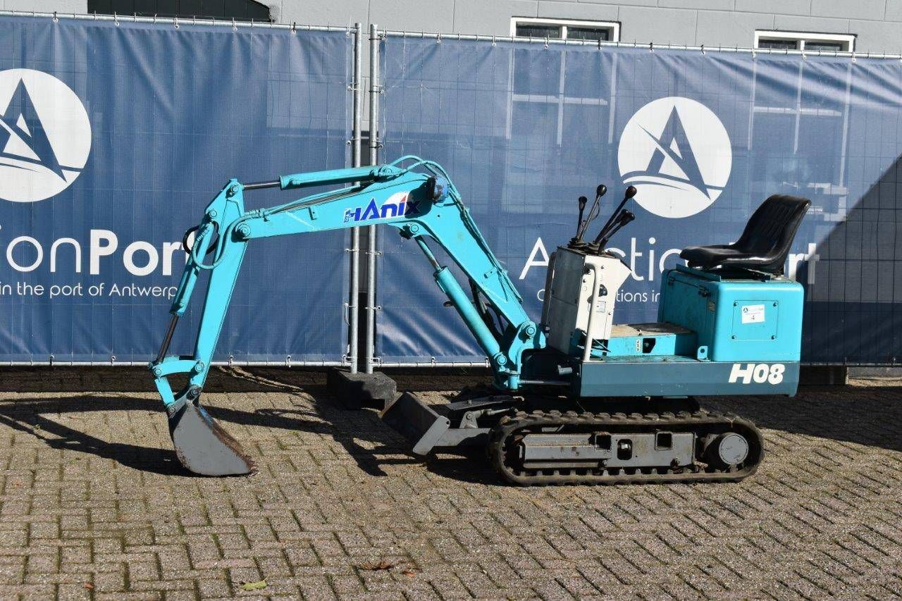 ミニユンボ  ハイニクス H08 Mini digger Hanix H08 Diesel | Auctionport