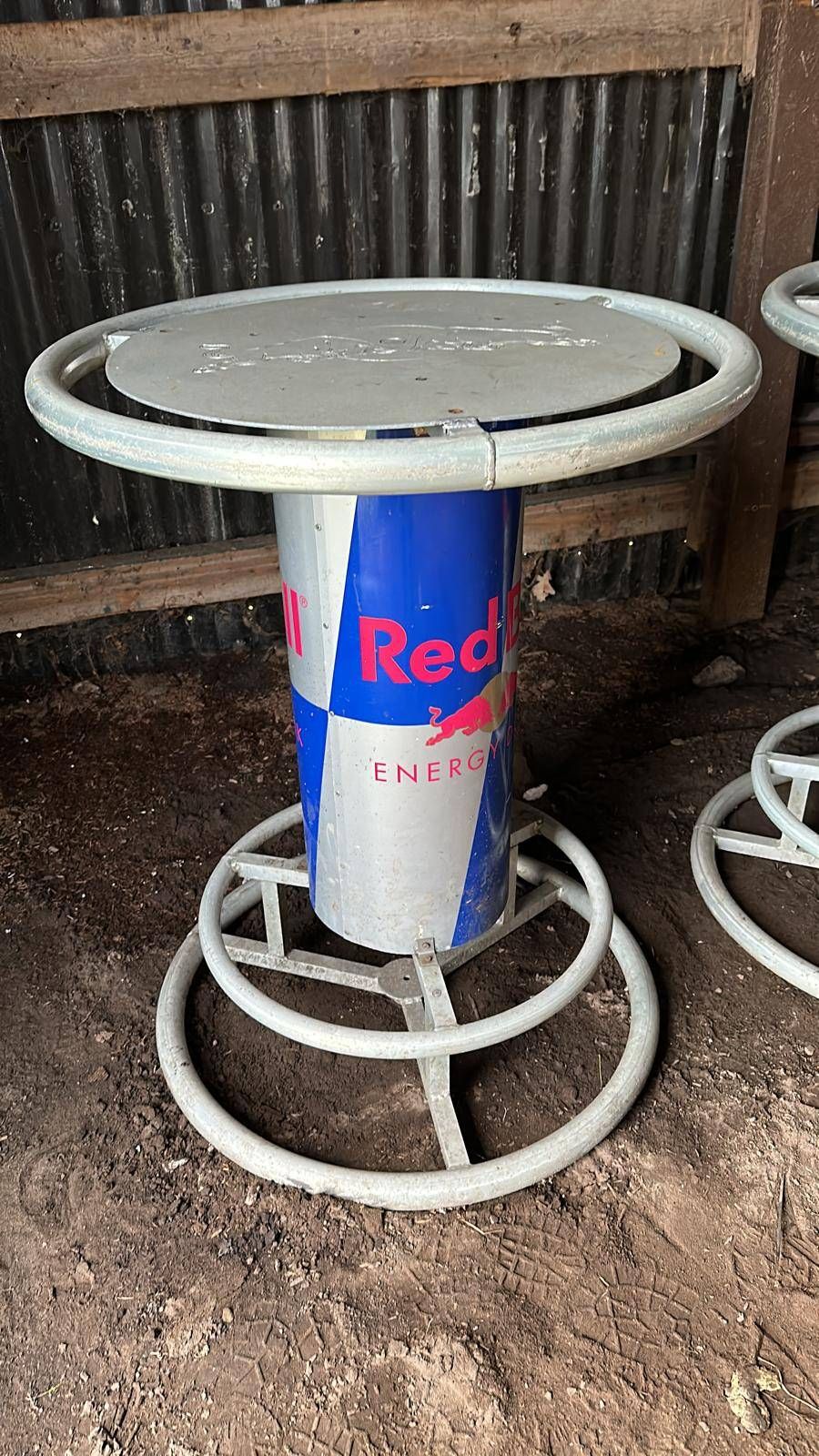 Redbull bar table