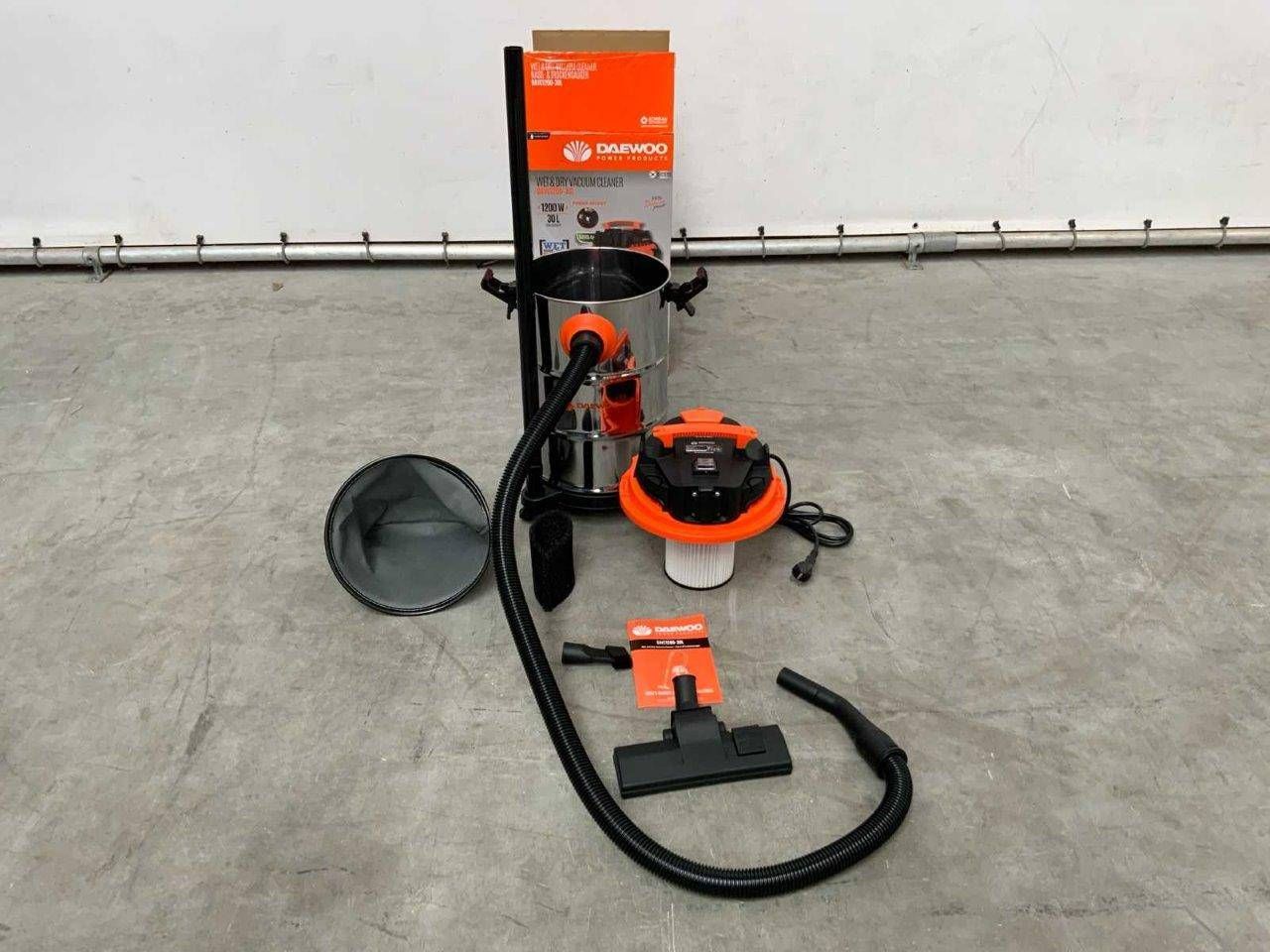 Industrial Wet/Dry Vacuum Cleaner Daewoo DAVC1200-30L New