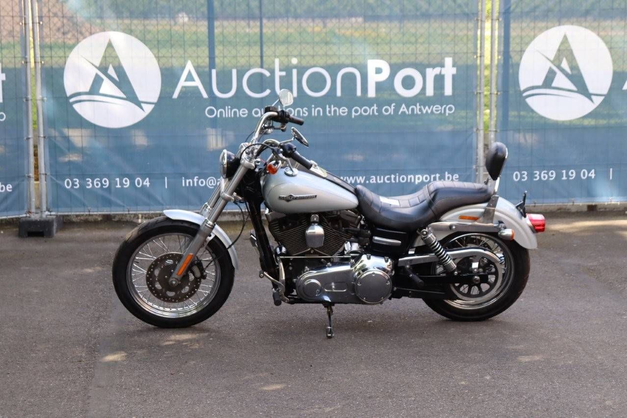 Motorcycle Harley Davidson Super Glide Custom Petrol 2014