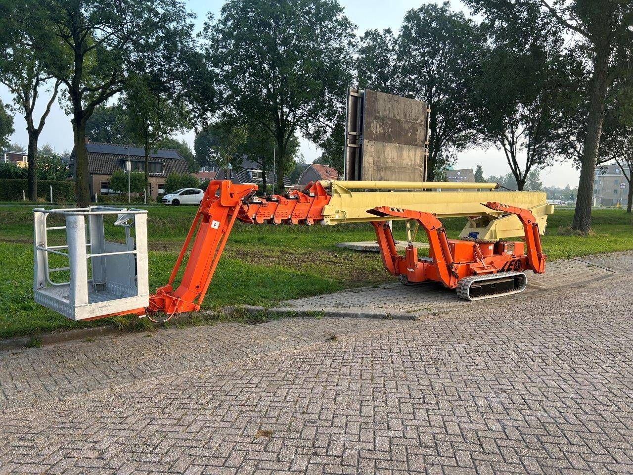 Telescopic boom lift Teupen Leo36T Electric + Diesel 200kg 35.5m 2007