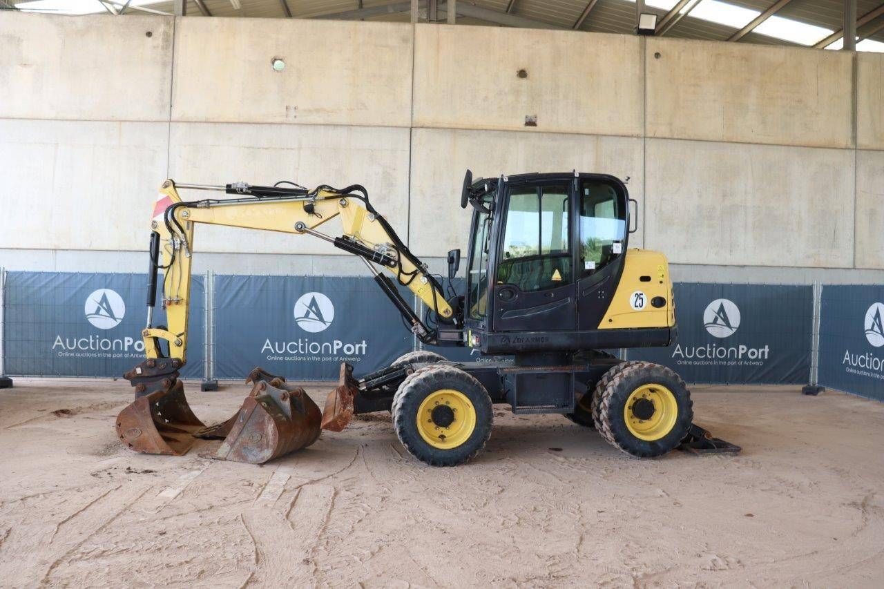 Wheel excavator Yanmar B75W Diesel 75hp 2020