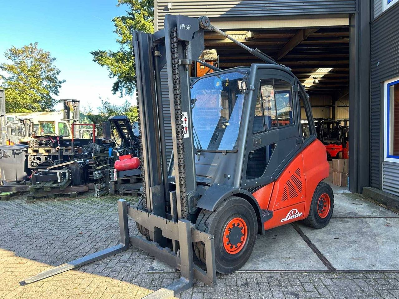 Forklift Linde H50D-01 Diesel 5000kg 3.7m 2010