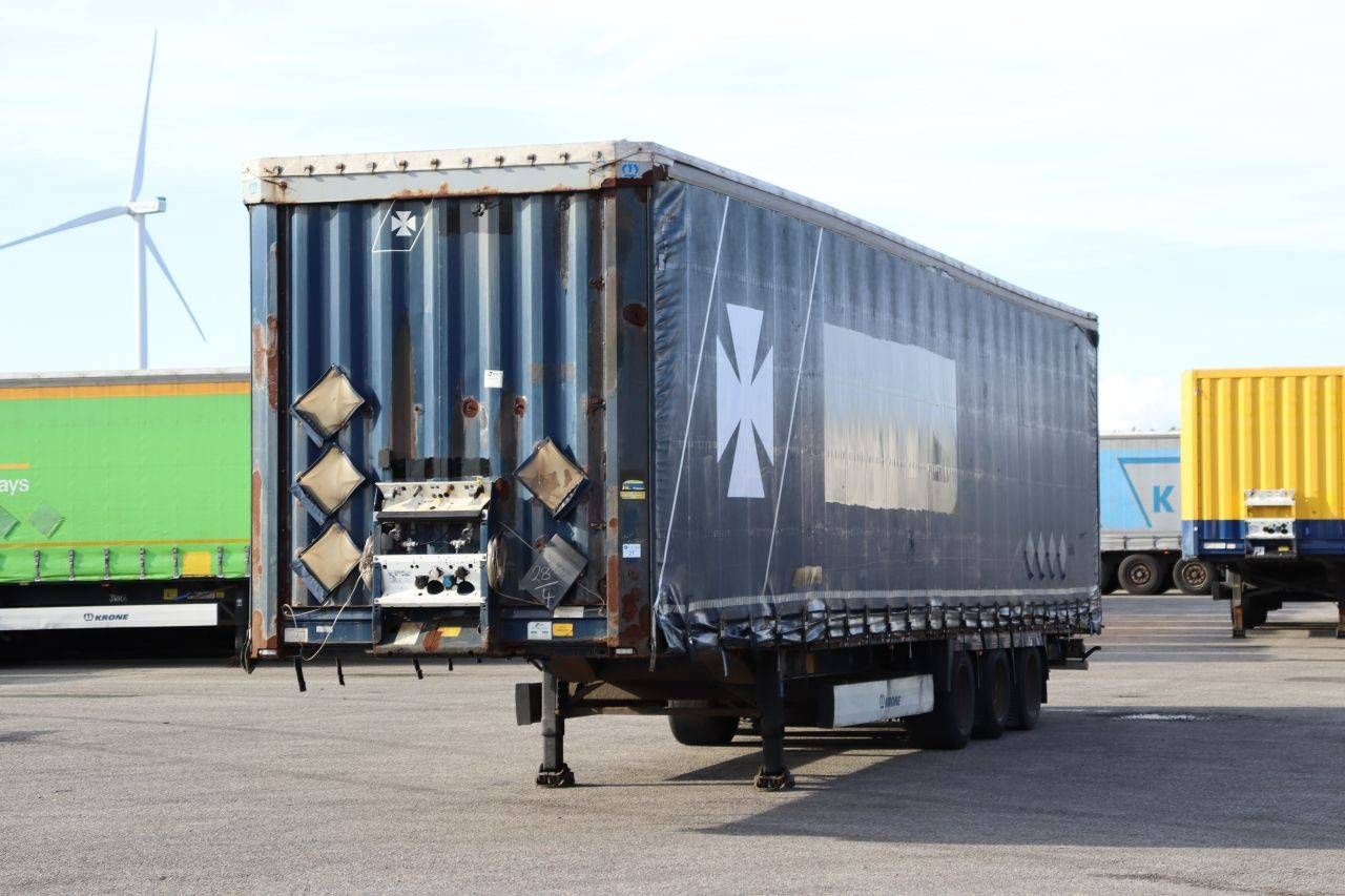 Semi-remorque à rideaux coulissants Krone SD 39000kg 2015