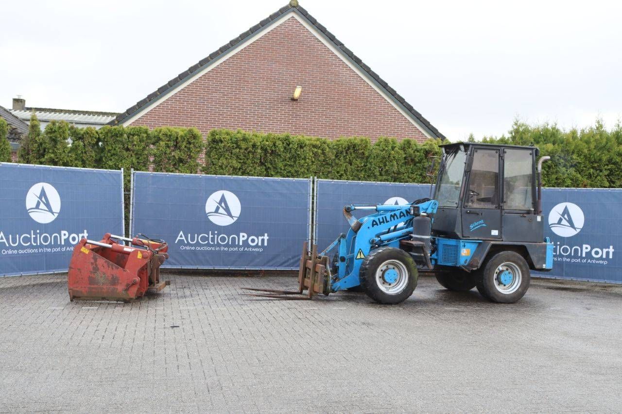 Ahlmann AL 7 Diesel Wheel Loader 1994 with Grab and Pallet Forks