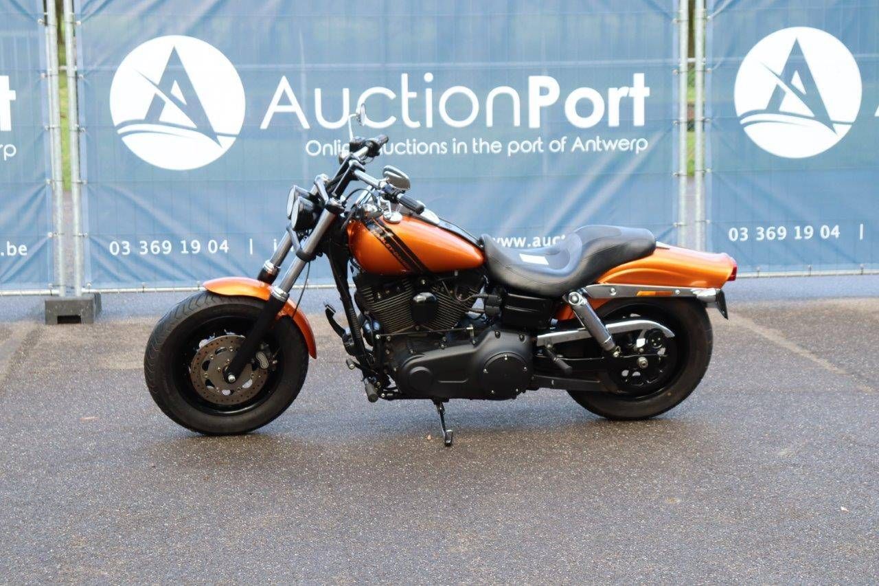 Motorcycle Harley-Davidson Dyna Fat Bob Petrol 2011