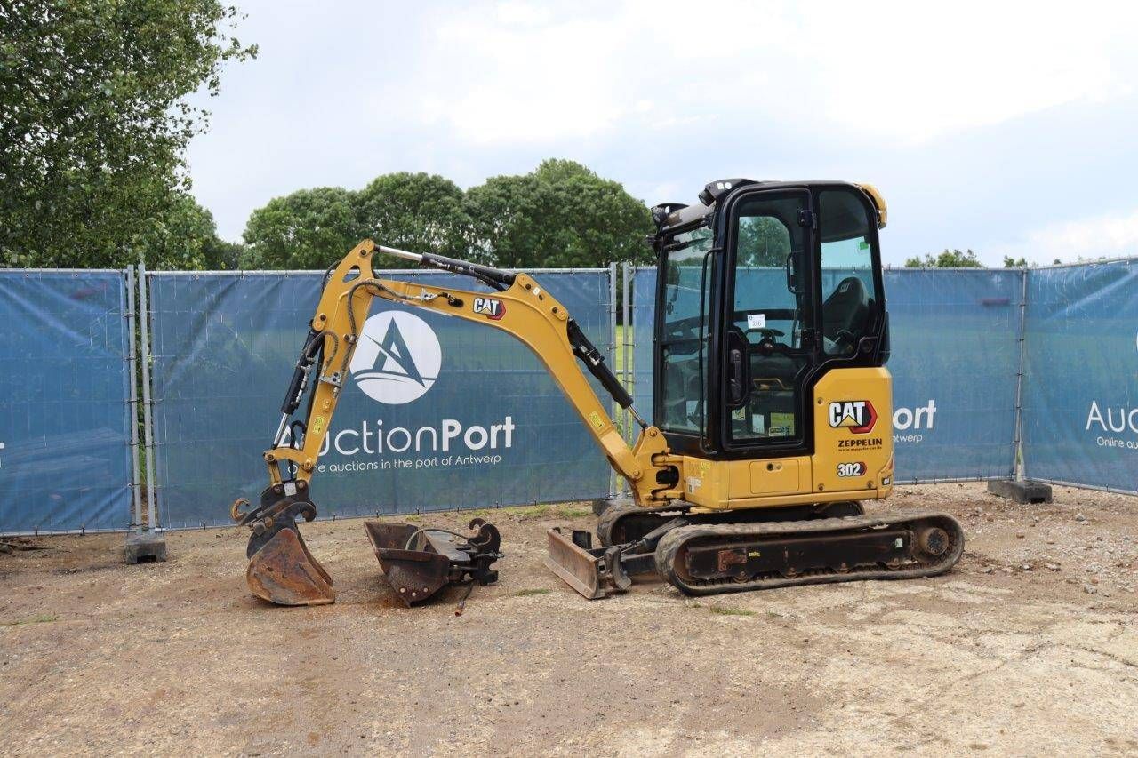 Mini digger Caterpillar 302 Diesel 21hp 2020