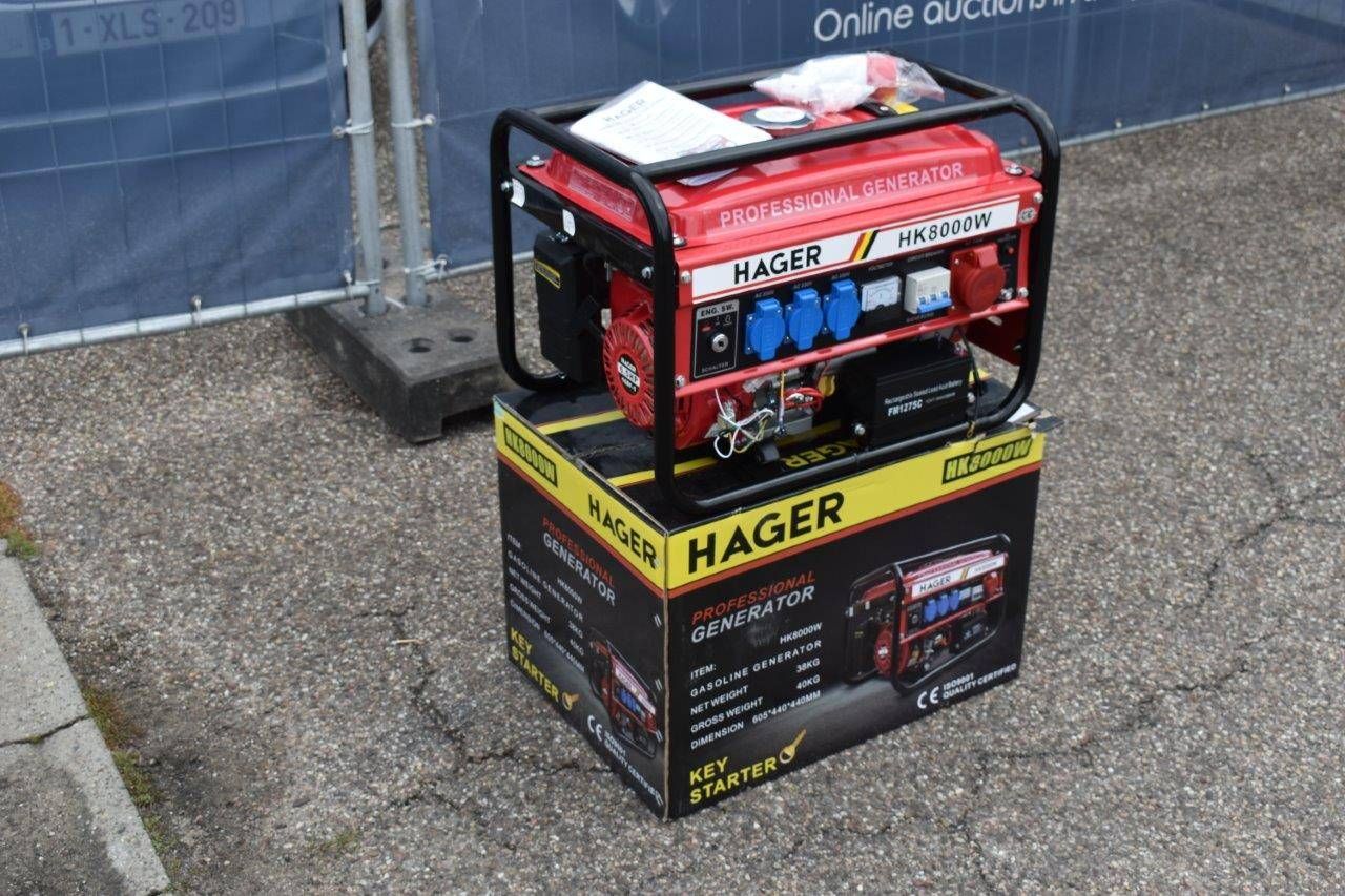 Hager HK8000W Petrol Generator New