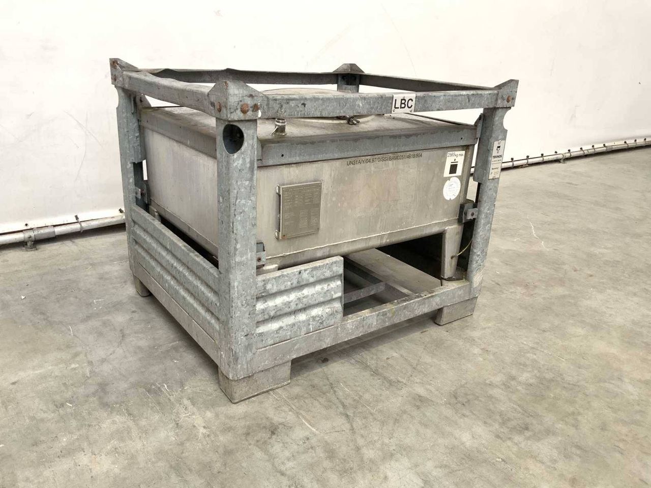 IBC Storage Container Schäfer 31A /D/SSI/BAM 0251/4618/804 450L