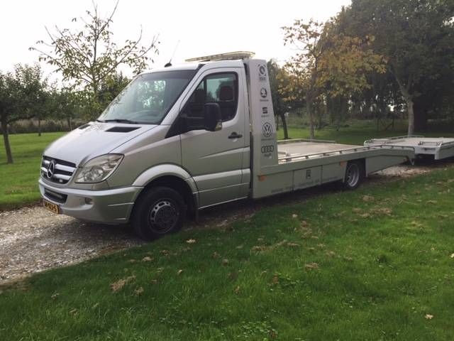 Van Mercedes-Benz Sprinter 518 CDI Diesel 184hp + Trailer Tijhof TA 27 ANN 2700kg