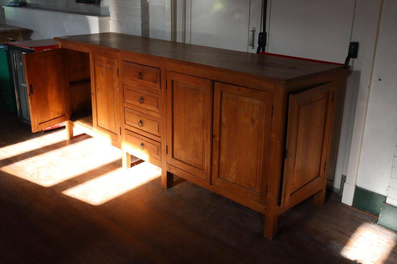 Antique Wooden Buffet Cabinet