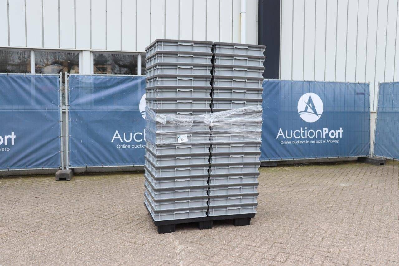 Batch English Stacking bins E-Line 8612 80x60x15cm 32 pieces New