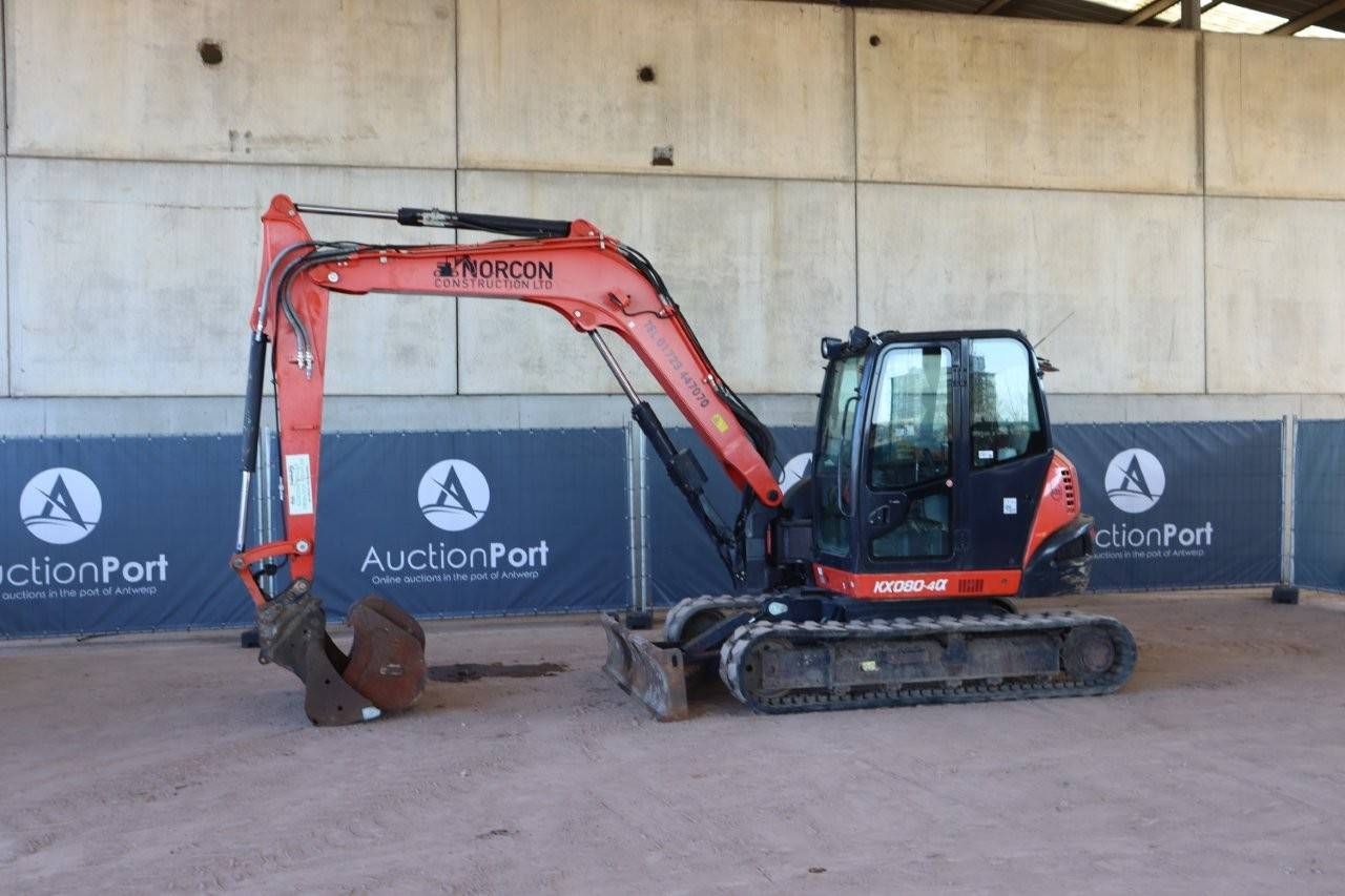 Crawler excavator Kubota KX080-4a Diesel 2018