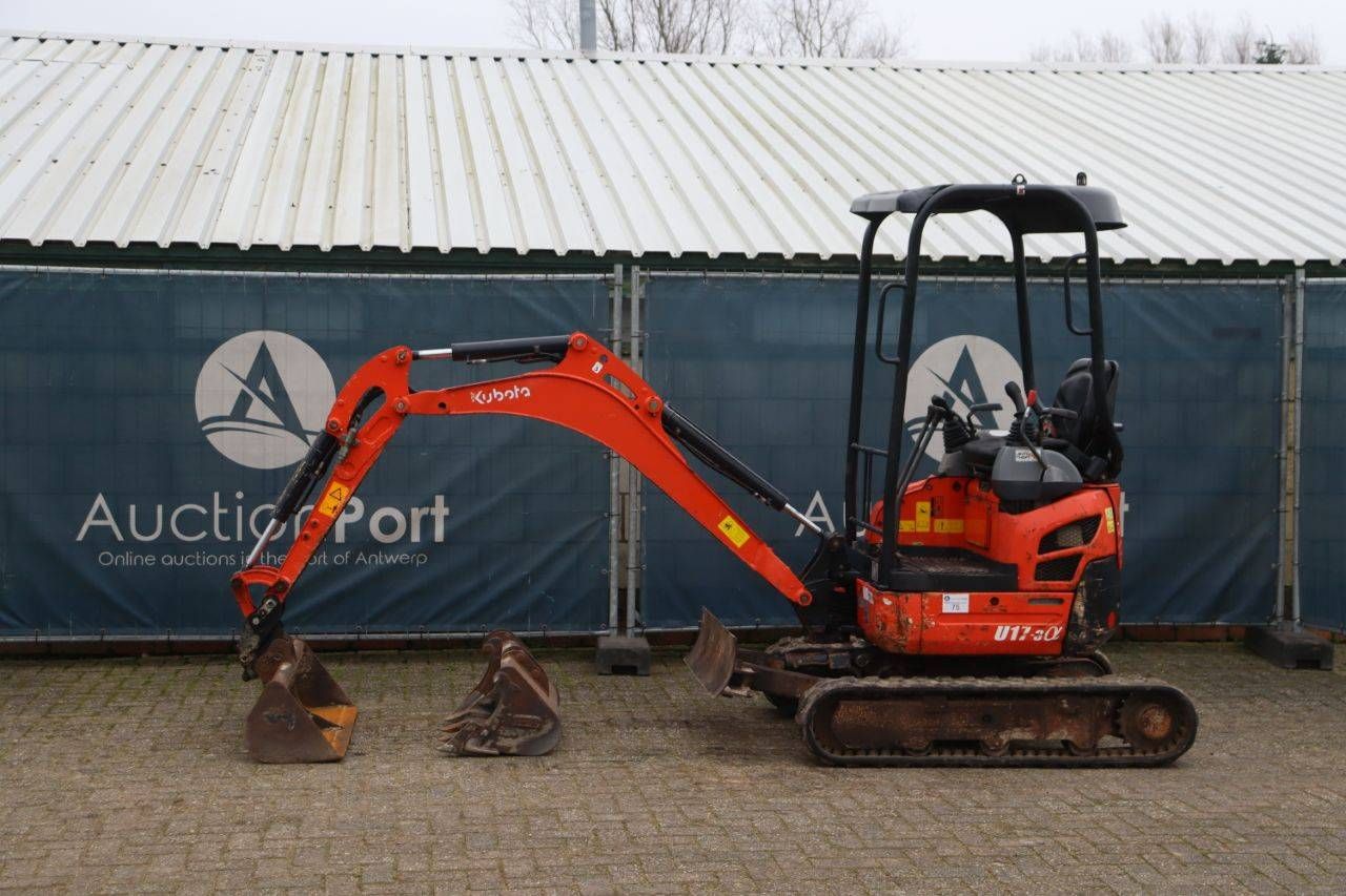 Mini excavator Kubota U17-3α Diesel 11.8kW 2016
