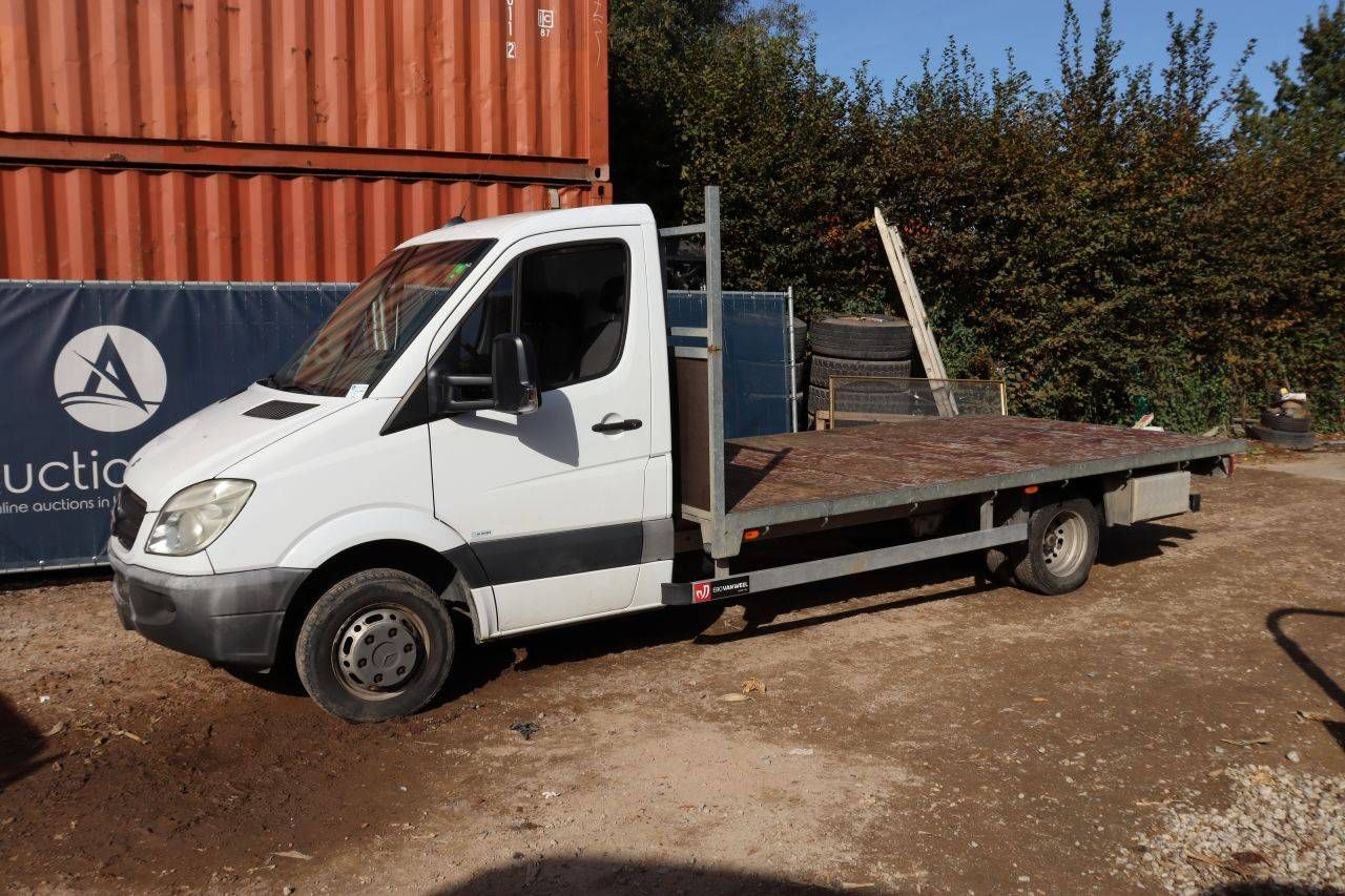 Mercedes-Benz Sprinter 513 CDI/3.5 Diesel 129 ch, pick-up à plateau ouvert, année 2010