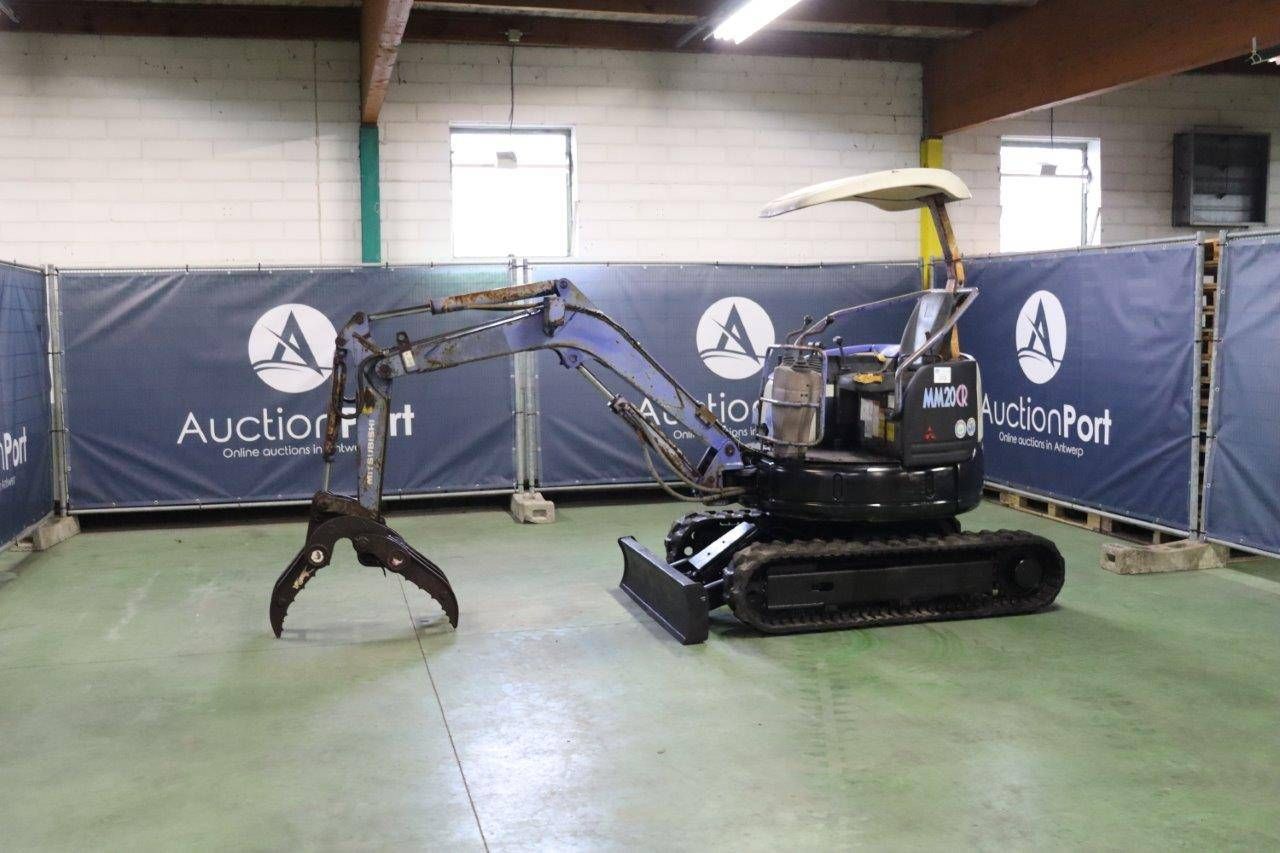 Mini excavator Mitsubishi MM20CR Diesel with grab pliers
