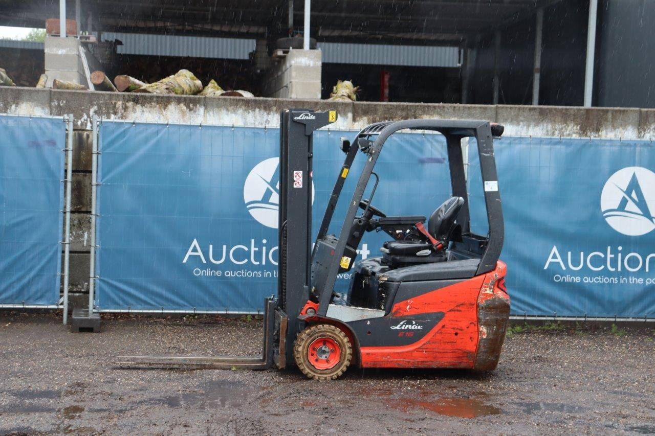 Forklift Linde E16C Electric 1600kg 3.9m 2019
