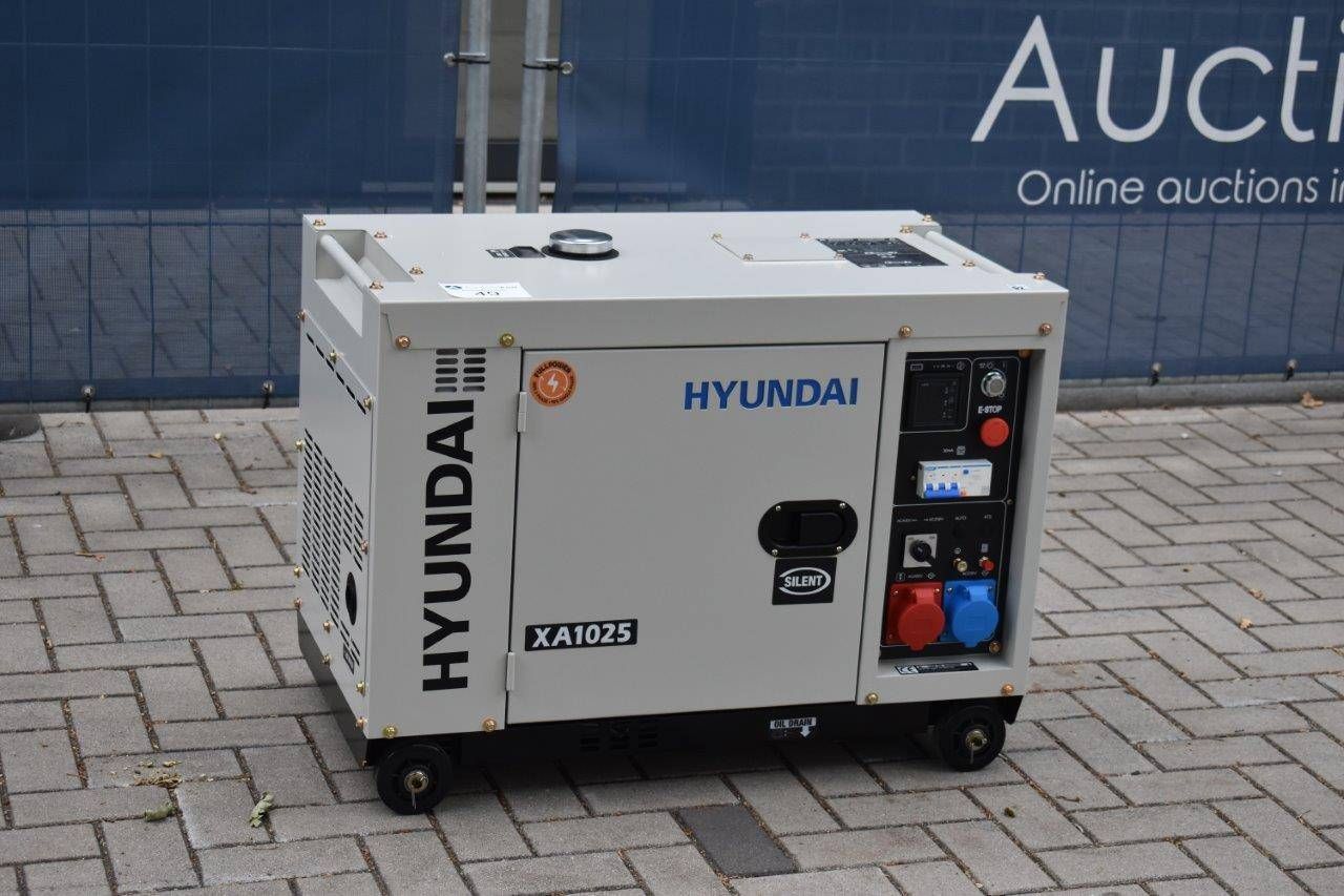 Diesel Generator Hyundai XA1025 7.9kVA New