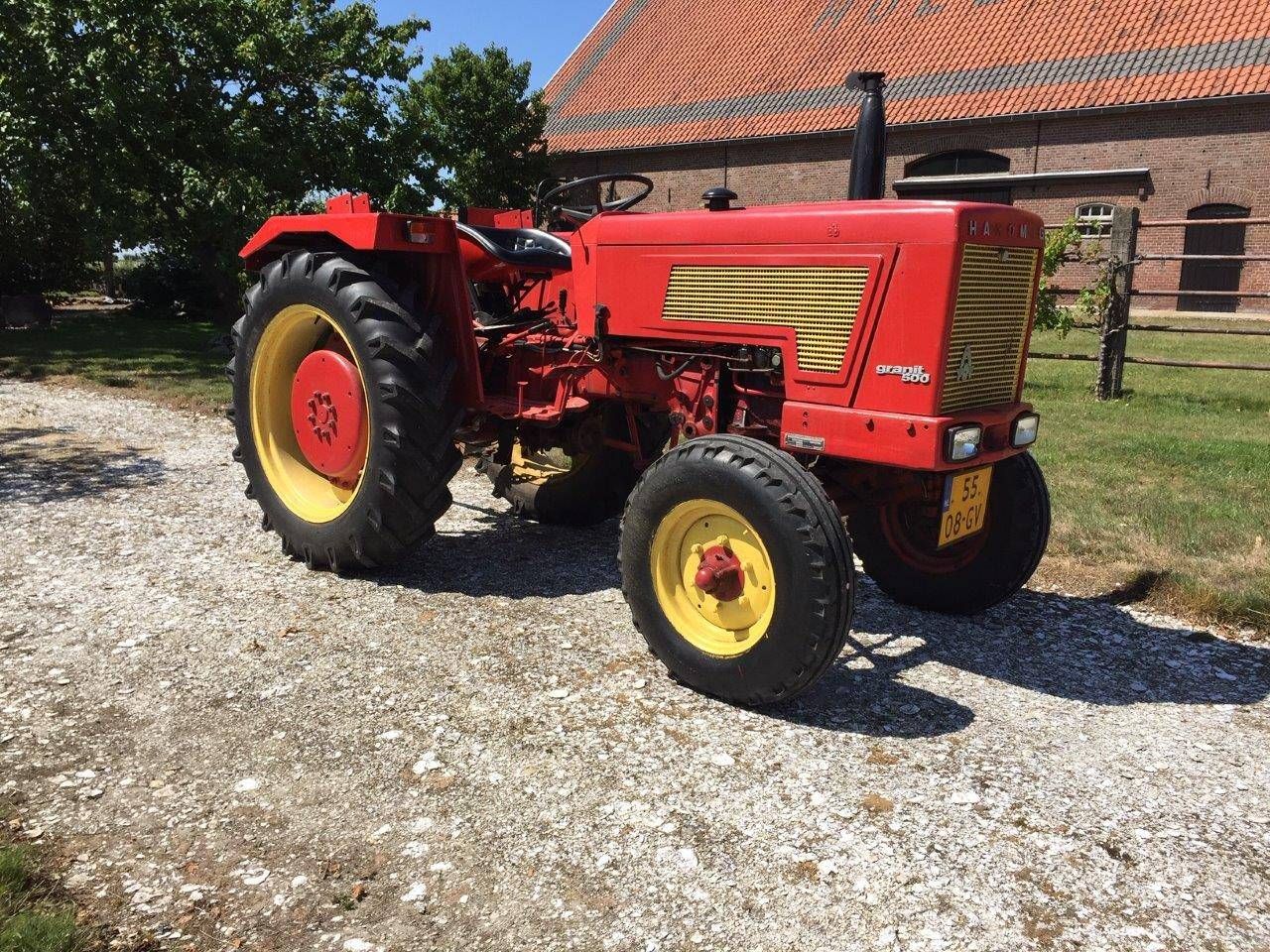 Oldtimer tractor Hanomag Granit 500 Diesel 38hp (Margin)