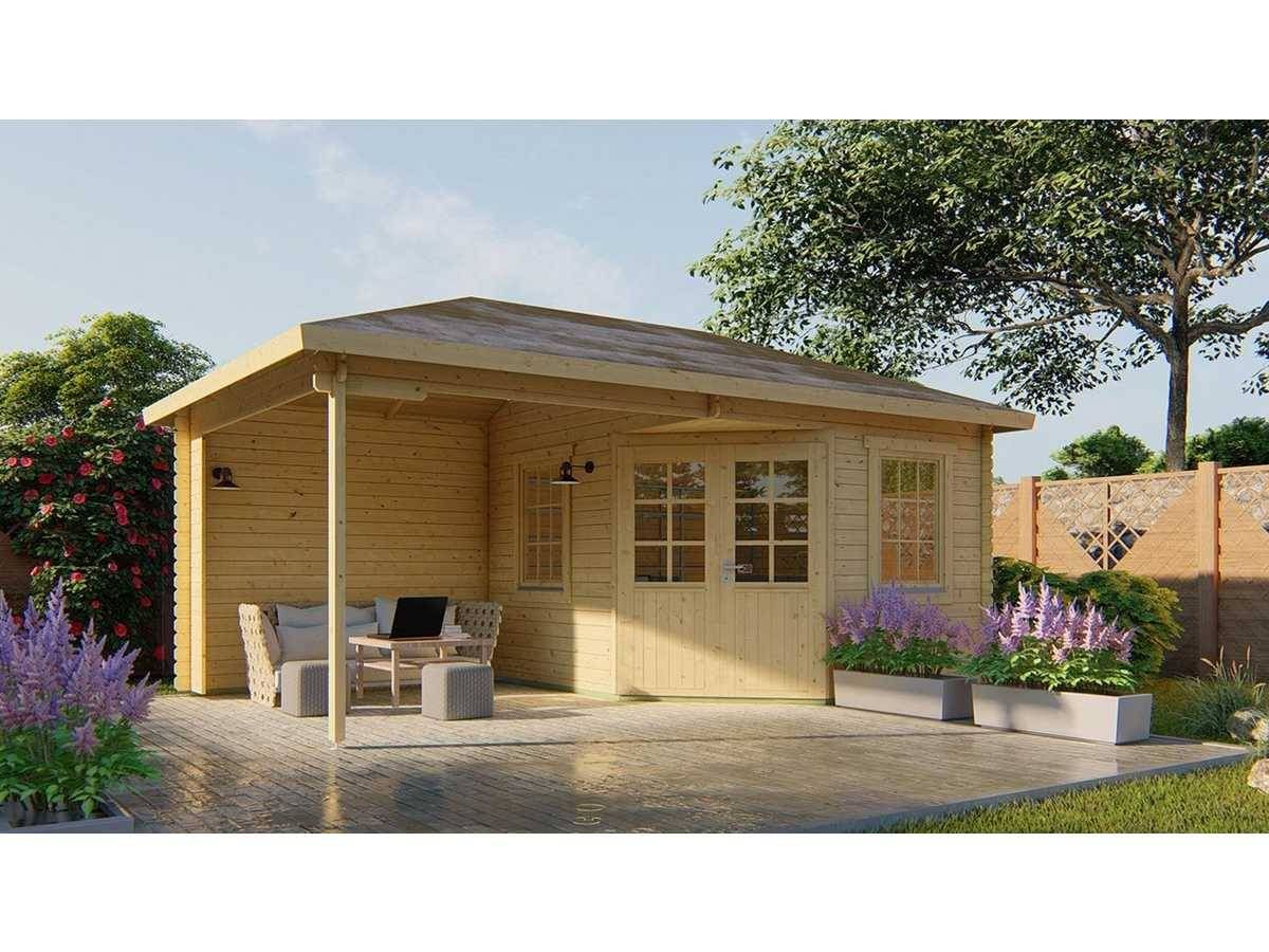 Garden house Christoffer 5750x3500x3050mm Untreated New