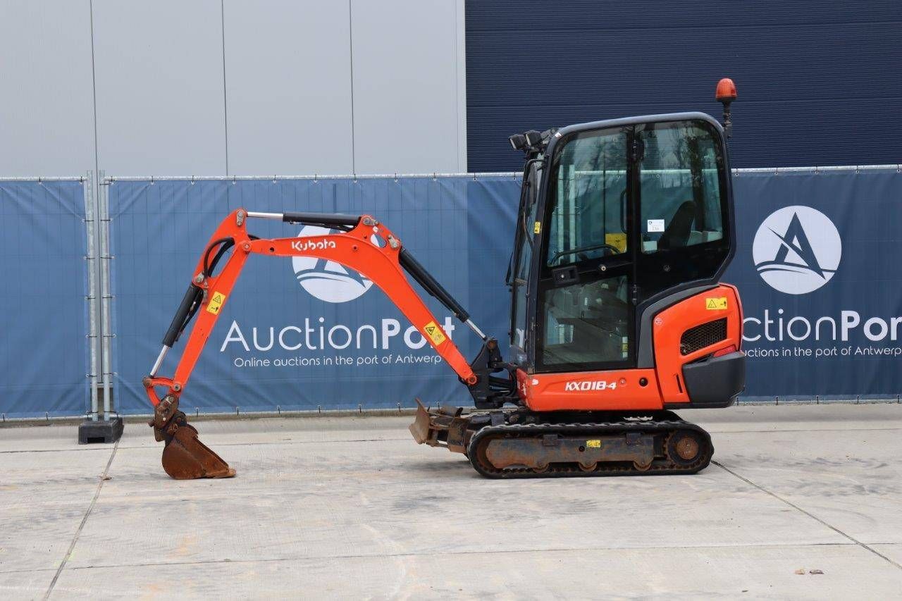 Mini digger Kubota KX018-4 Diesel 16hp 2020