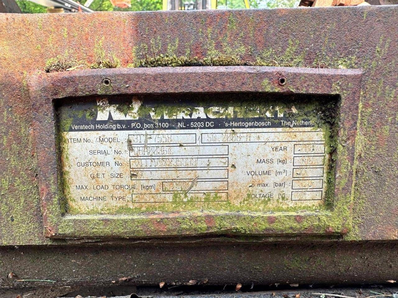 Hydraulische snelwissel Verachter 317-7558 2007