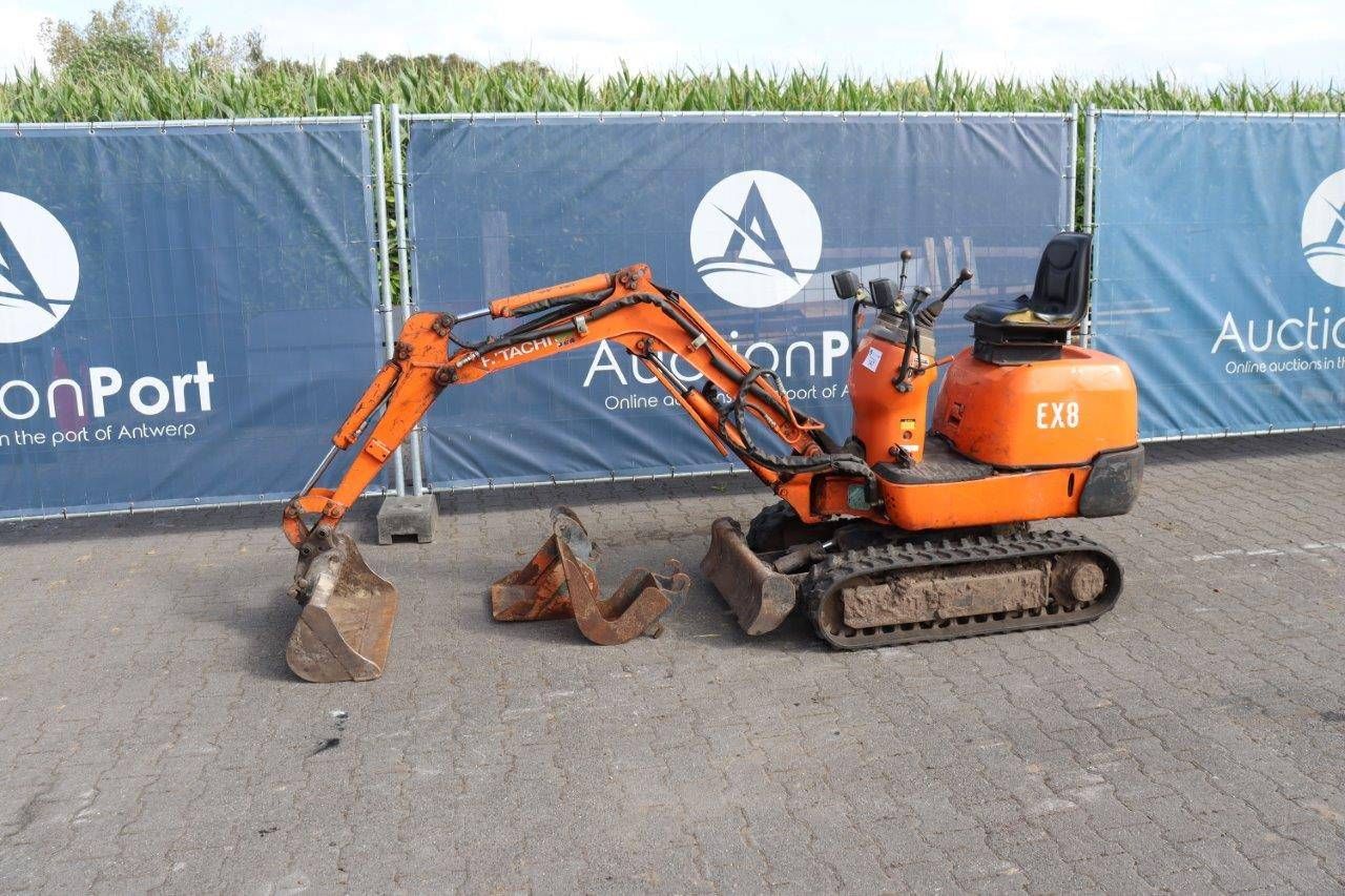 Mini digger Hitachi EX08-2 Diesel 9hp 2002 (Margin)