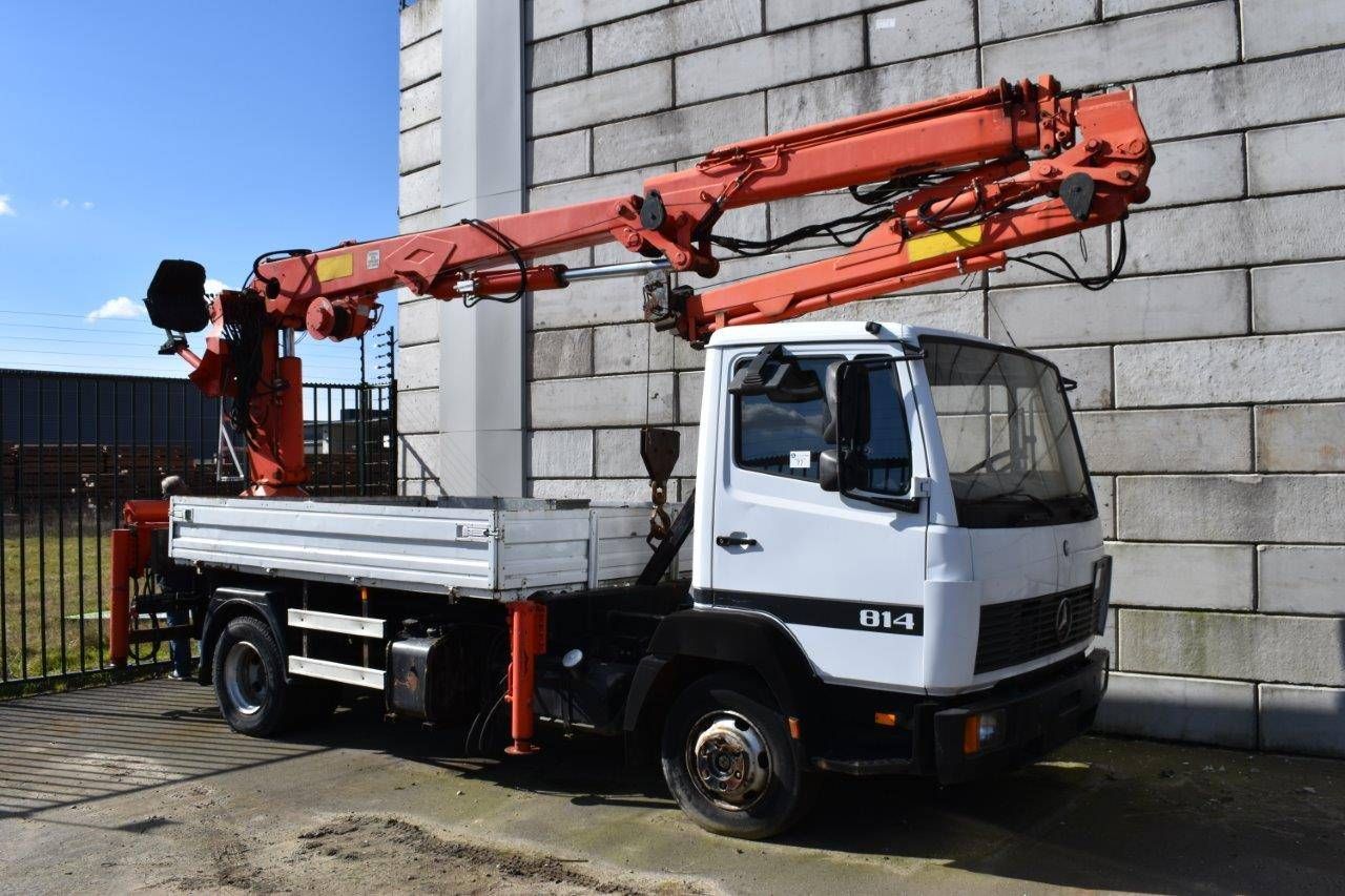 Truck with drop-off system Mercedes-Benz 814 Diesel