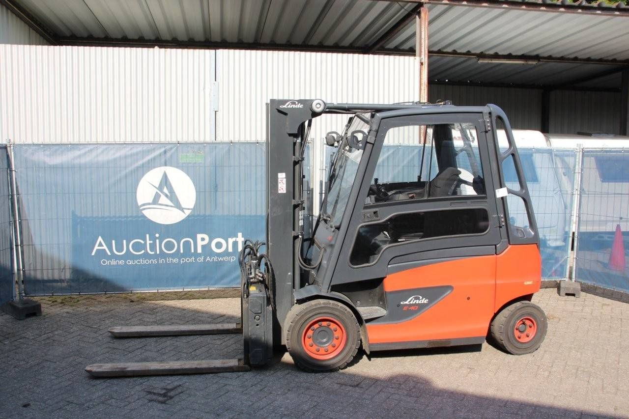 Forklift Linde E40H-01/600 Electric 4000kg 4.5m 2019
