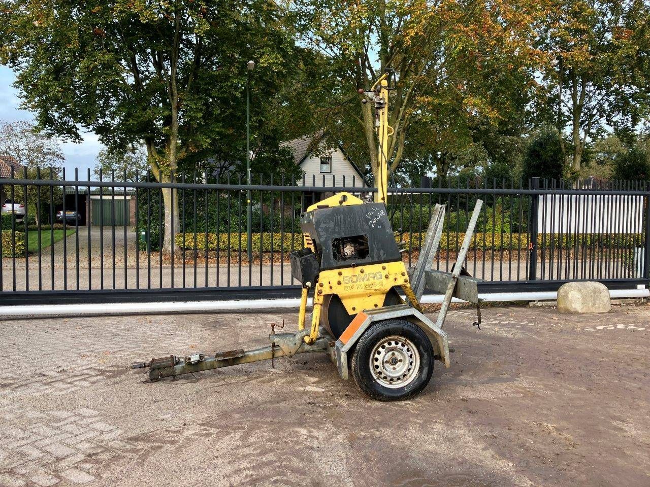 Drum Roller Bomag BW71EHB Diesel 10hp with trailer