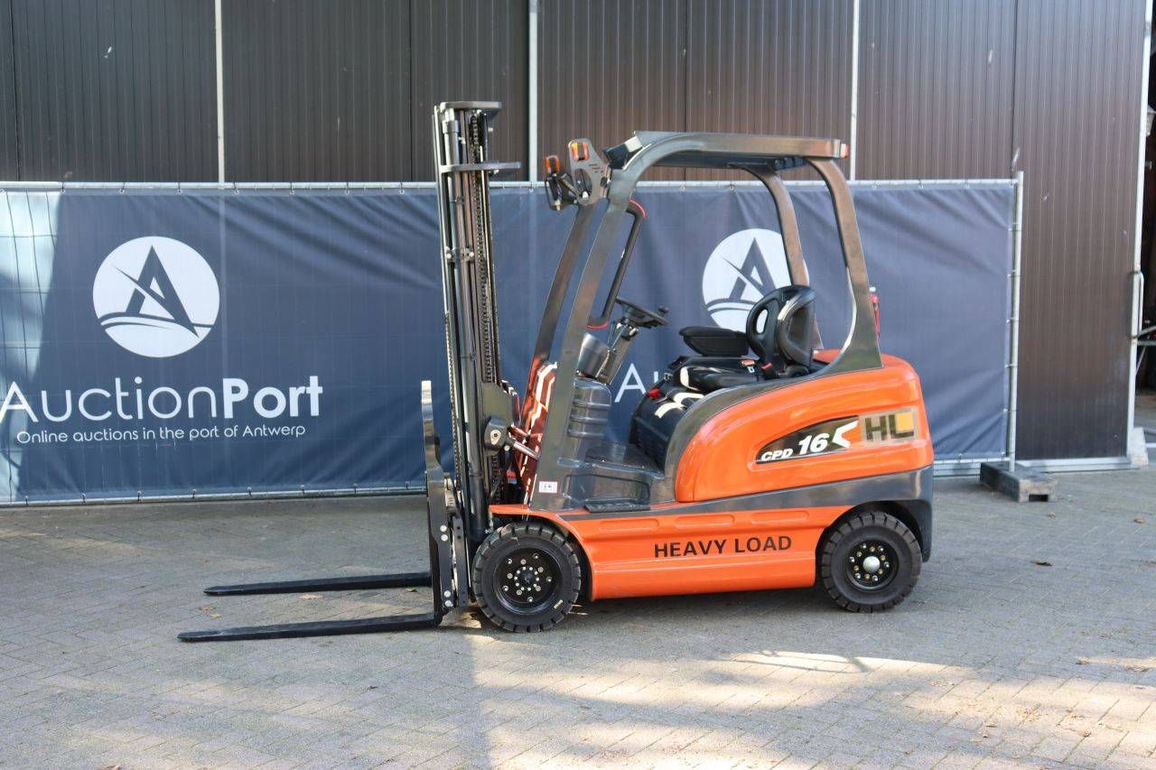 Chariot élévateur électrique CPD16 pour charges lourdes, 1600 kg, 4,8 m, année de fabrication 2024