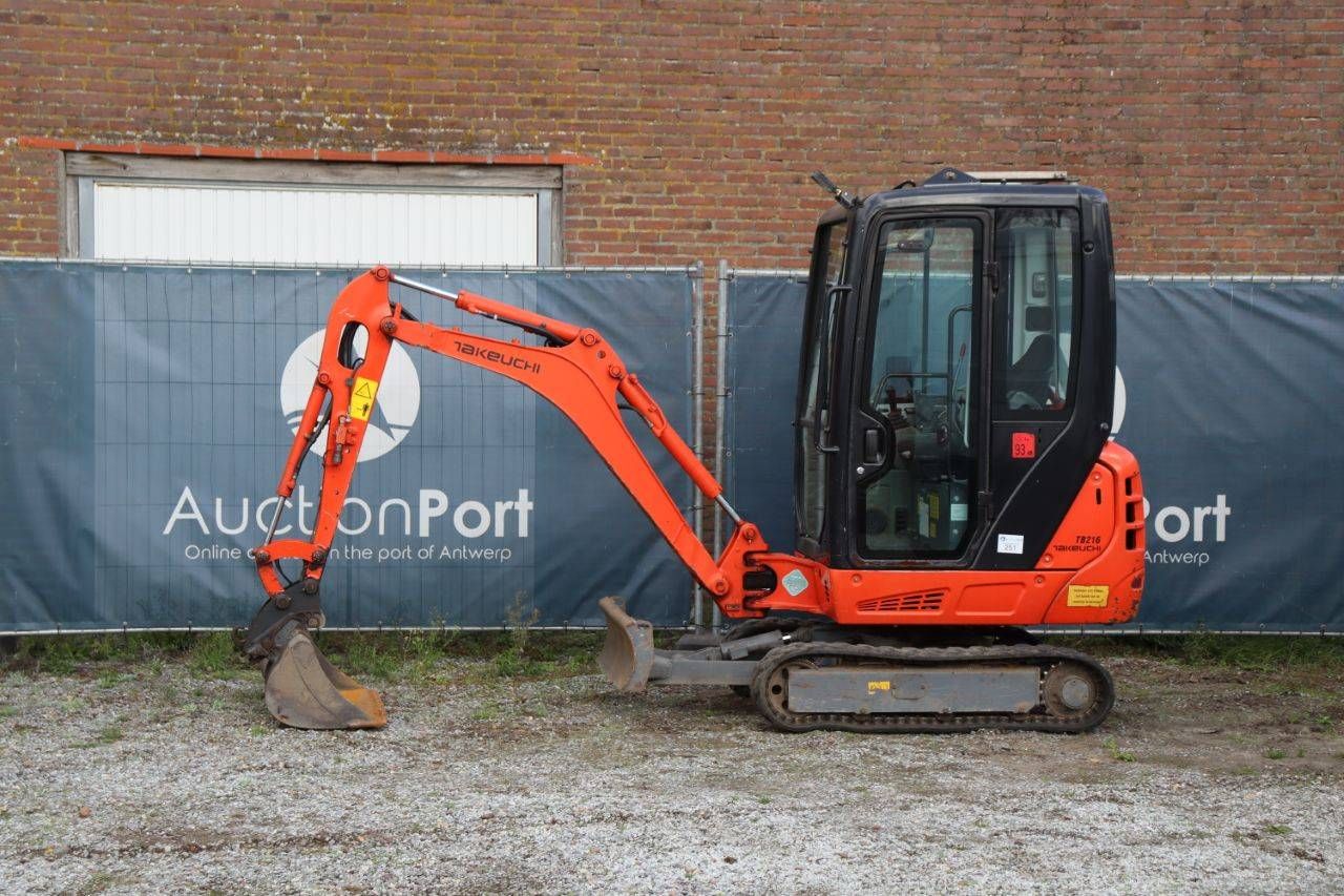 Mini excavator Takeuchi TB216 Diesel 2015