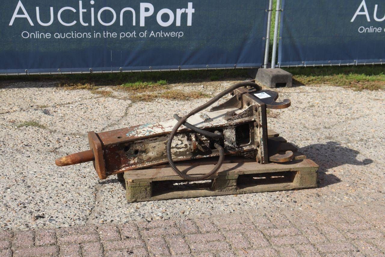 Martello demolitore idraulico con scalpello Dehaco CW10