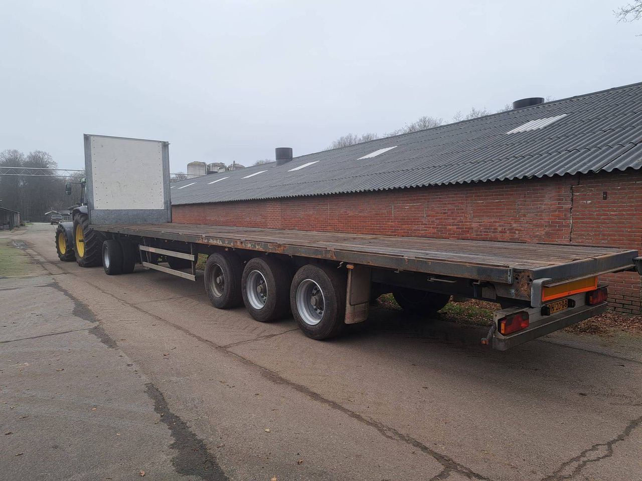 Flatbed Trailer Groenewegen DRO-14-27 2003