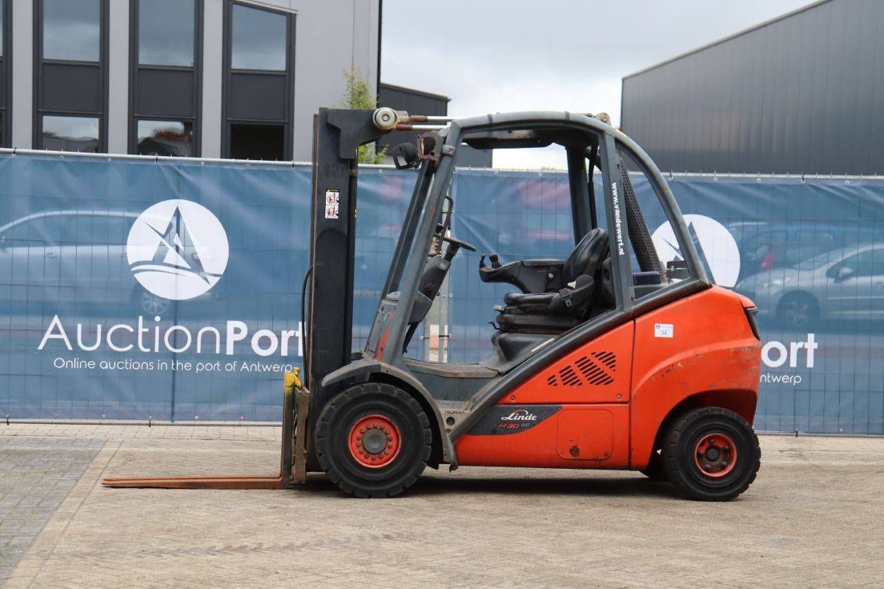 Forklift Linde H25D-02 Diesel 2500kg 7m 2014