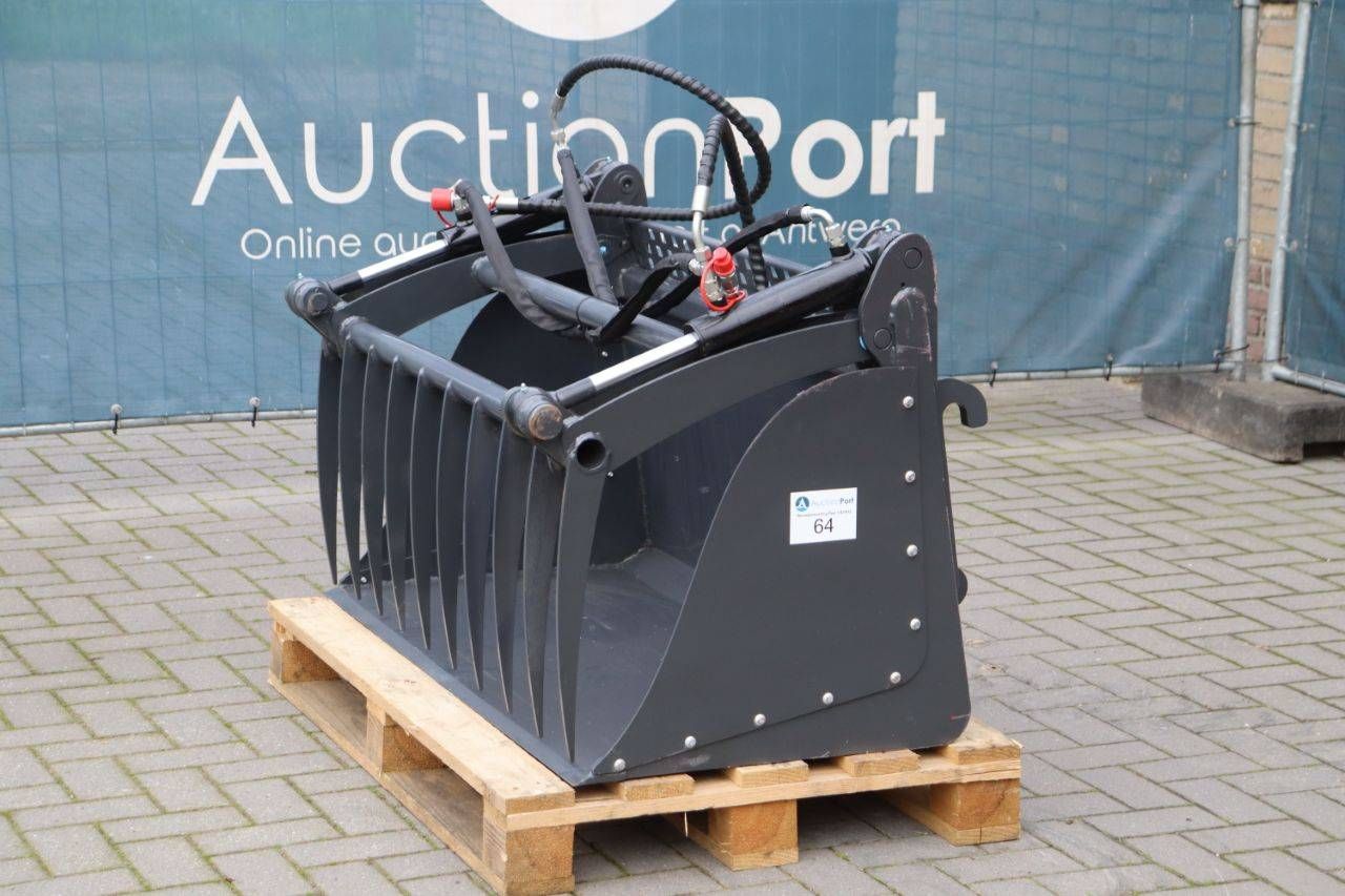 Corn box with clamp for mini loader with Euro connections