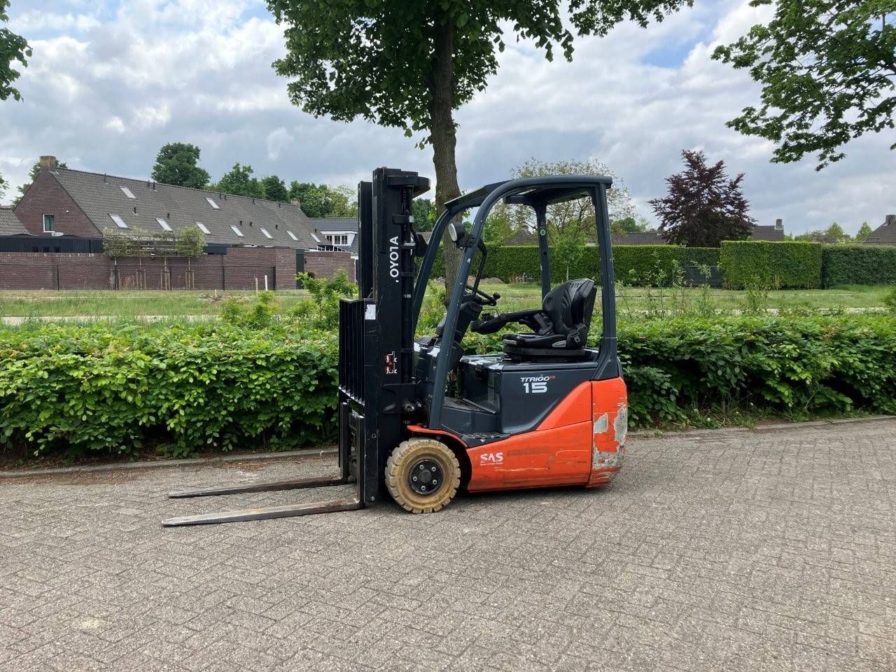 Forklift Toyota 8FBE15T Electric 1500kg 4.5m 2020