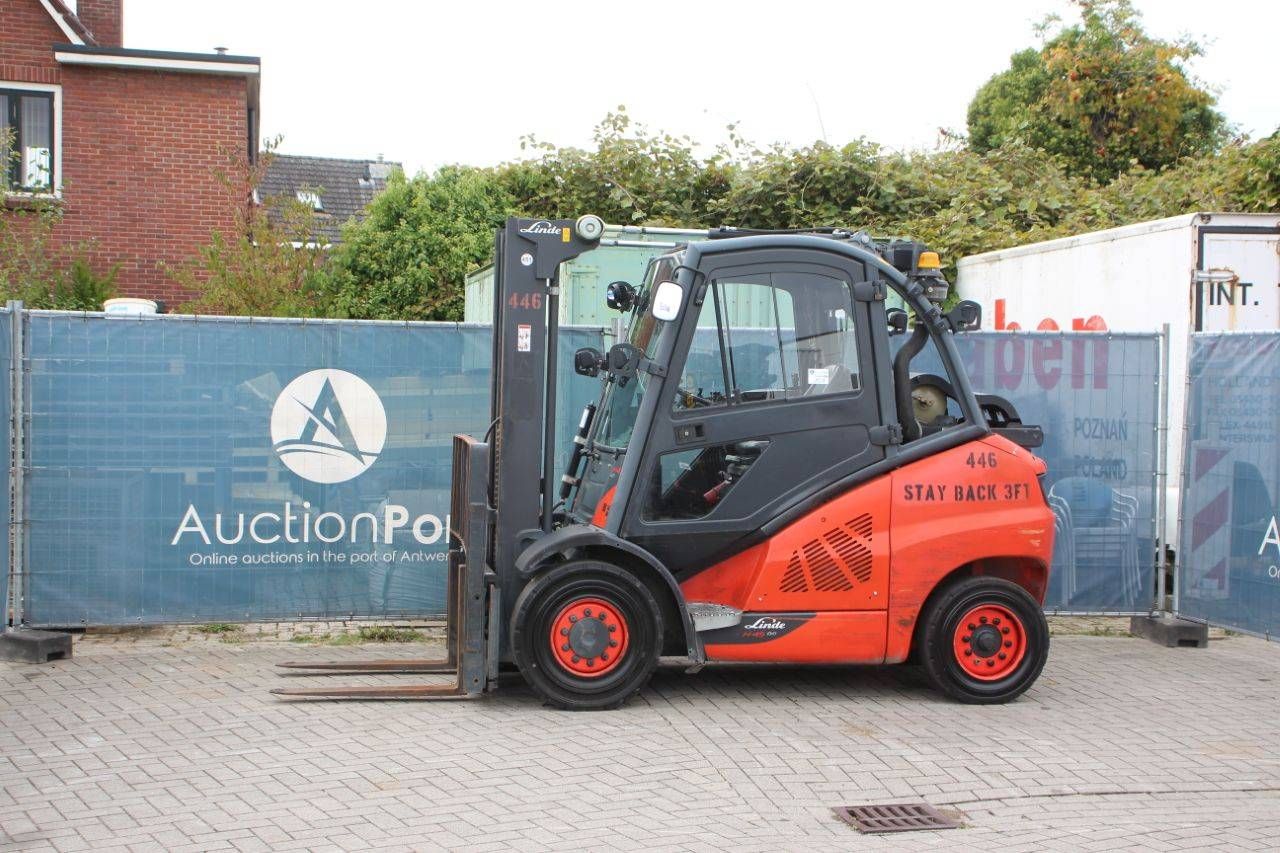 Forklift Linde H45T LPG 4080kg 3.13m 2017